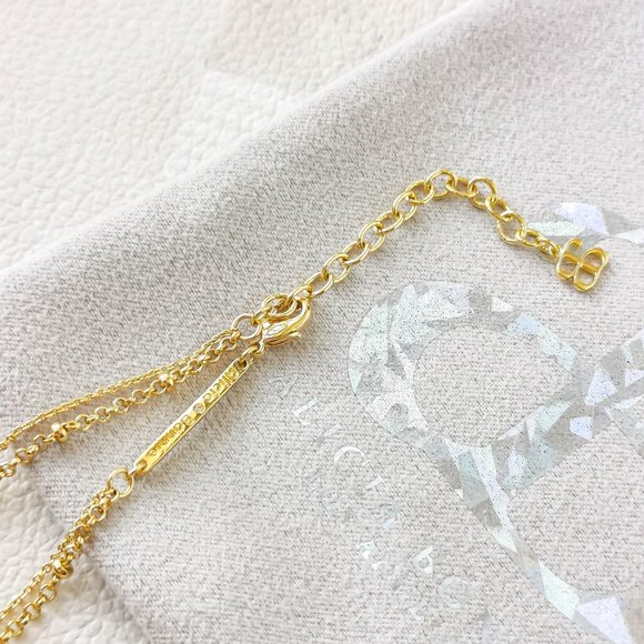 Alicia Bonnie In Love Necklace | Dichroic Glass gold - Picture 3 of 3